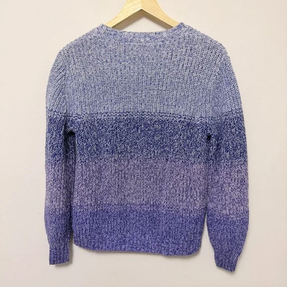 Beautiful Purple Gradient Sweater - Picture 2 of 2